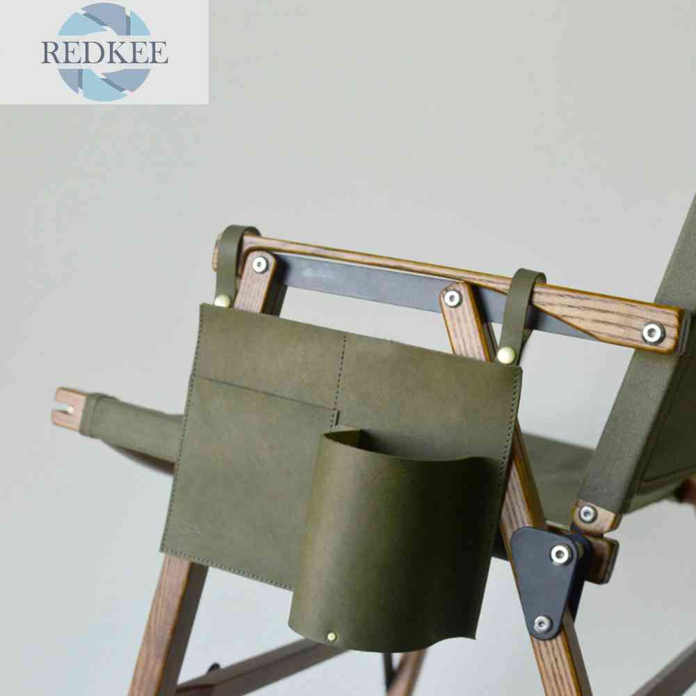 Túi Da PU Đựng Điện Thoại Gắn Tay Vịn Ghế Ngồi Câu Cá / Cắm Trại Tiện Lợi