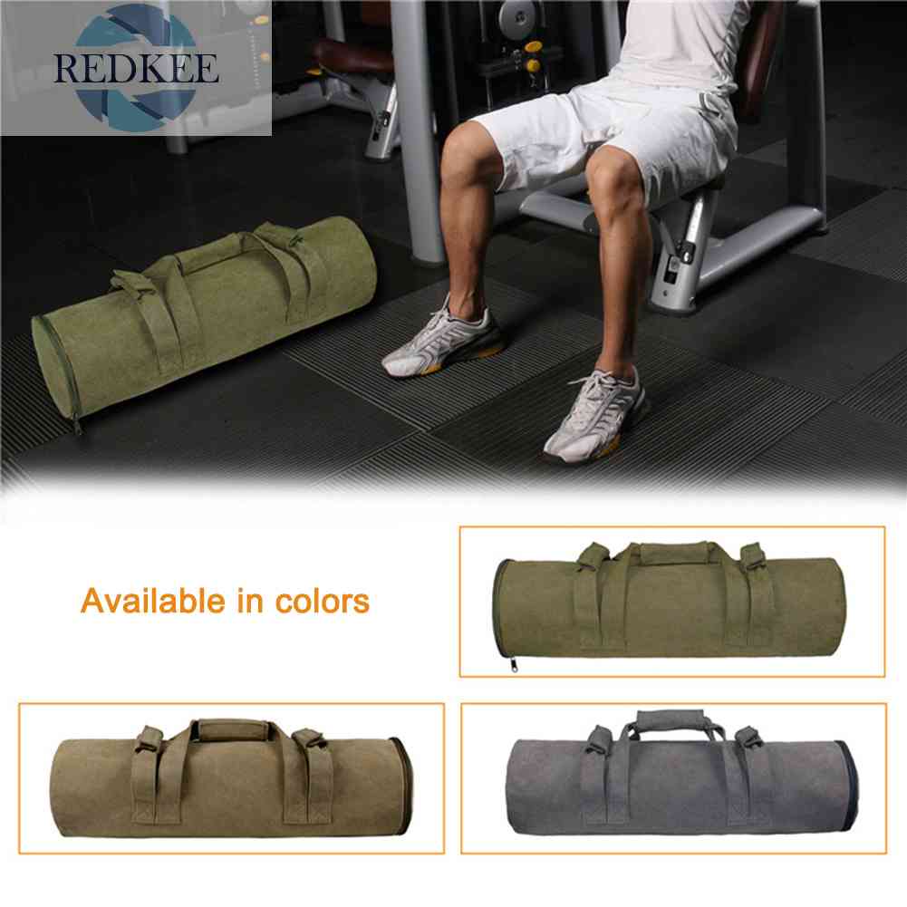 Túi Cát Tập Thể Thao Bằng Vải Bạt Có Tay Cầm Thoải Mái