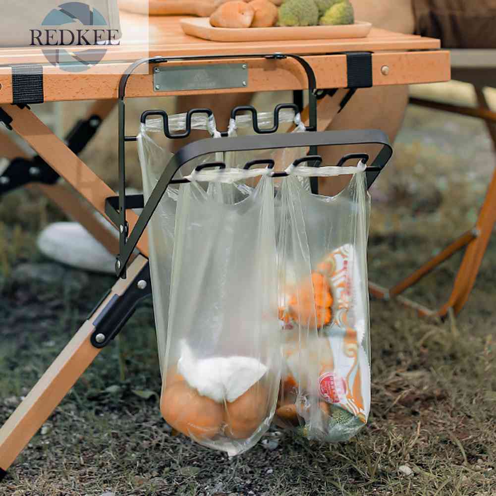 Giá Đỡ Túi Đựng Rác Có Thể Gấp Lại Tiện Dụng Khi Đi Cắm Trại