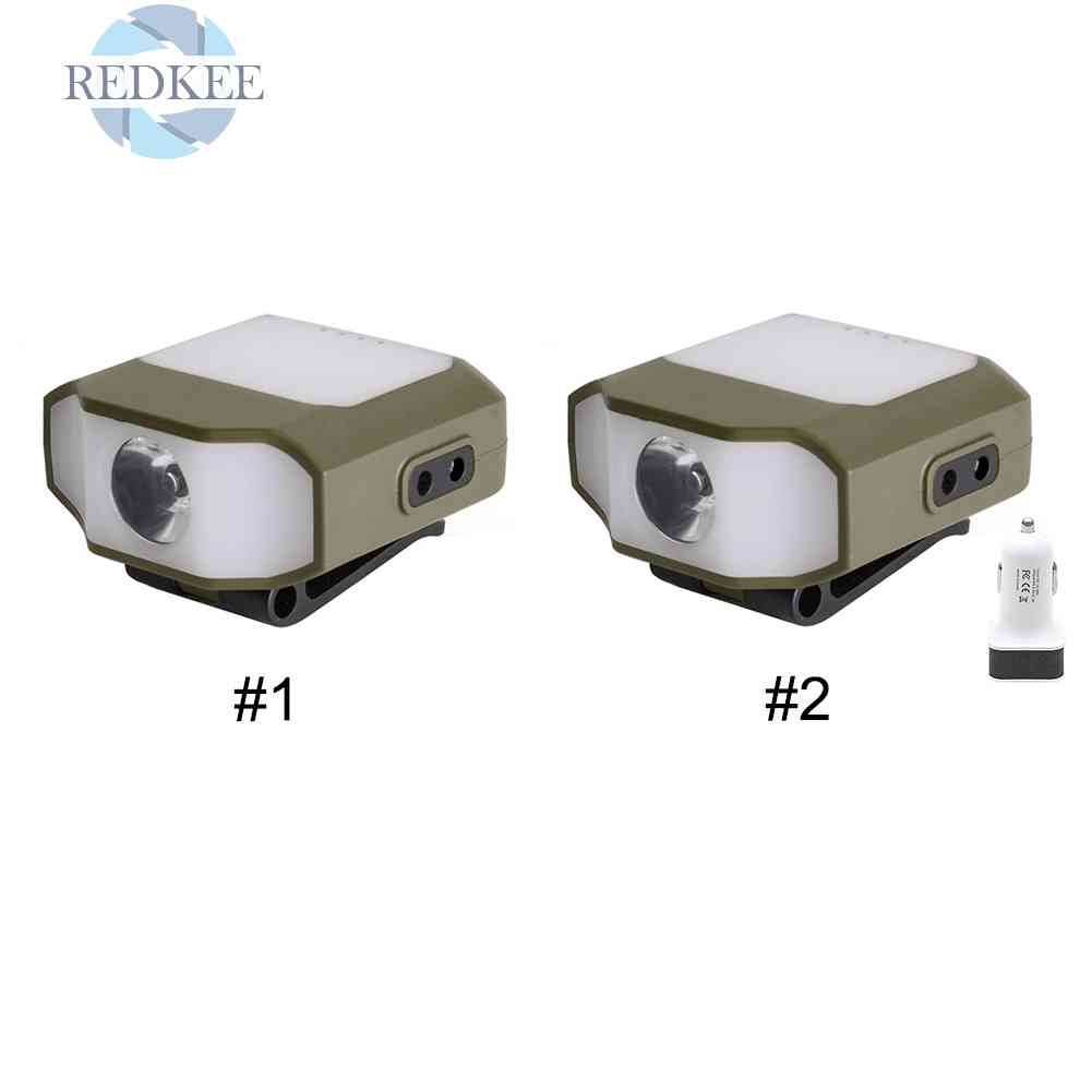 Đèn LED Đeo Trán COB 6 Chế Độ Sáng, Chống Thấm Nước