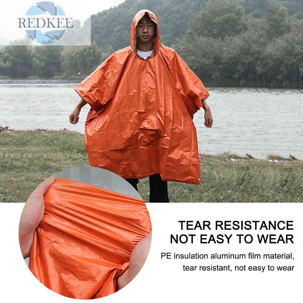 5 / 4 / 3 / 2 / 1 Áo Mưa Poncho PE Dày Dặn Dùng Khi Đi Xe Đạp / Câu Cá / Cắm Trại
