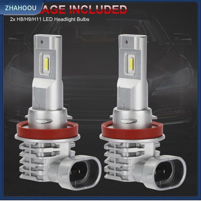 ☃Nhà Cửa☃ 2 Đèn Pha Chống Sương Mù H11 H9 H8 6000k Ánh Sáng Trắng Cho Xe Hơi