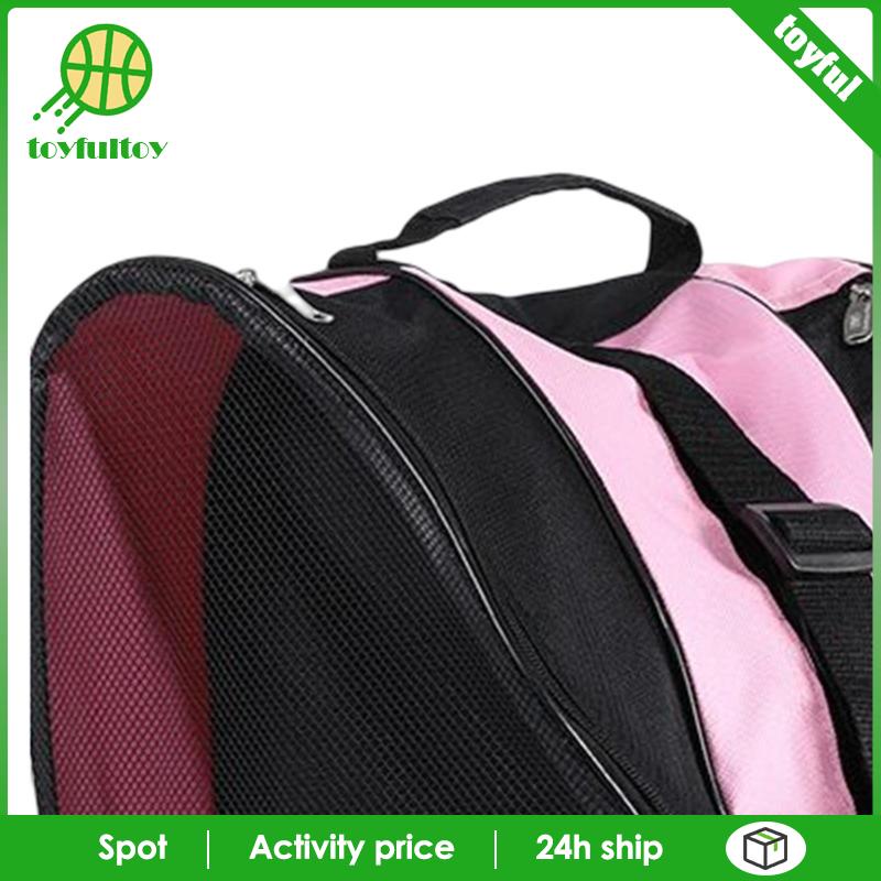 [Toyfulcabin] Túi Trượt Băng 3 Lớp Thoáng Khí Có Tay Cầm Và Dây Đeo Vai Cho Bé Trai Và Bé Gái