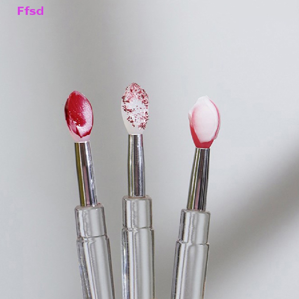 Bộ 3 Cọ Silicone Đắp Mặt Nạ Môi Chống Bụi Tiện Dụng