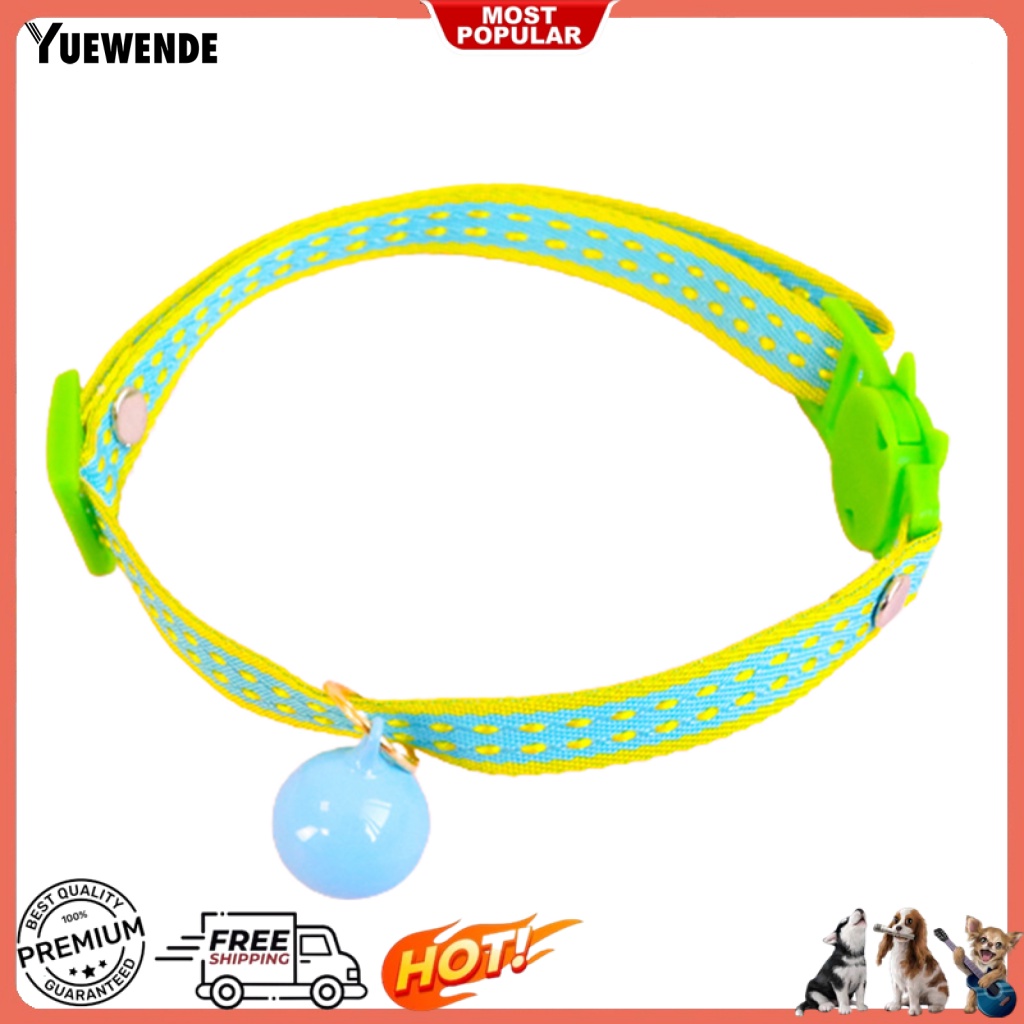 Vòng Cổ Có Chuông Màu Sắc Tươi Sáng Dành Cho Thú Cưng