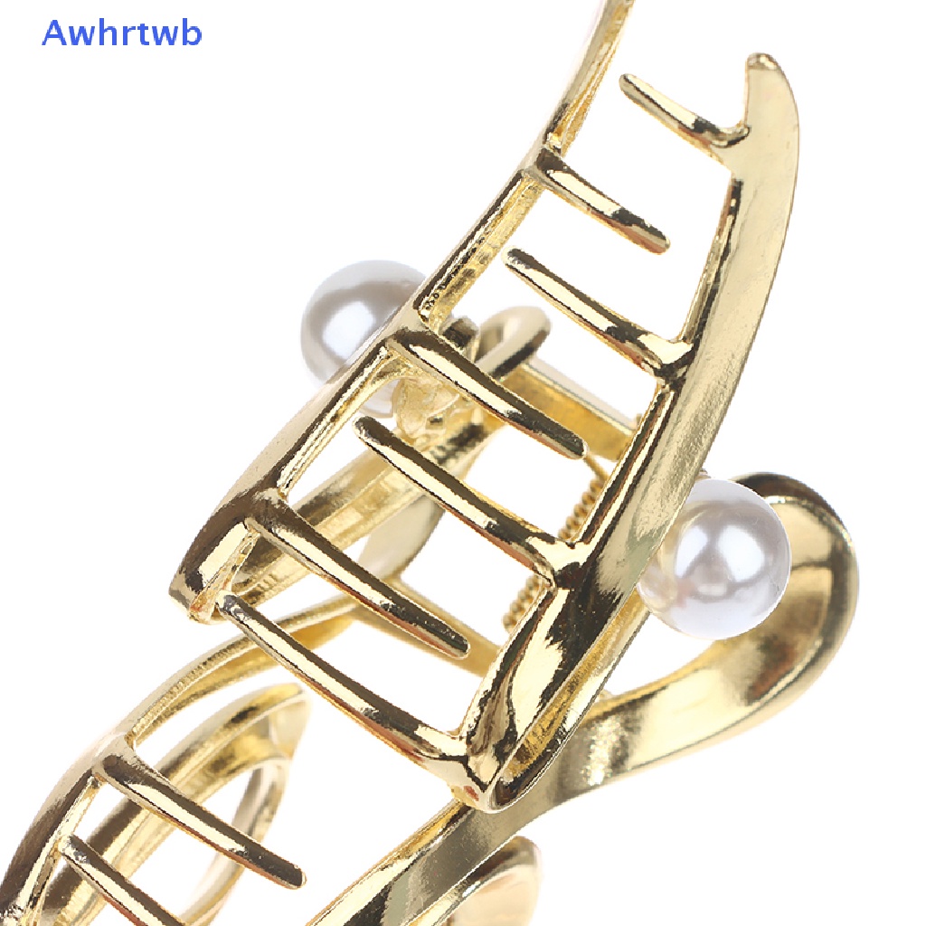 1 Kẹp Tóc Kim Loại Thiết Kế Bất Đối Xứng Thanh Lịch Cho Nữ Mới