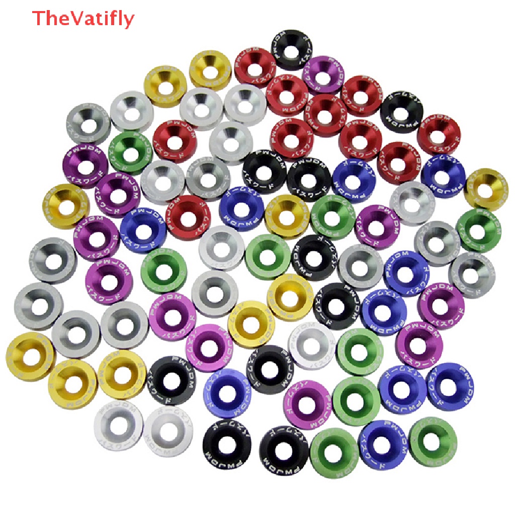 FENDER Set 10 Ốc Vít M6 Bằng Nhôm Cho Động Cơ Xe Hơi