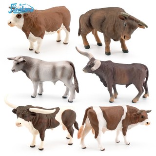 Đồ chơi mô hình bò sữa nông trại dễ thương cho bé