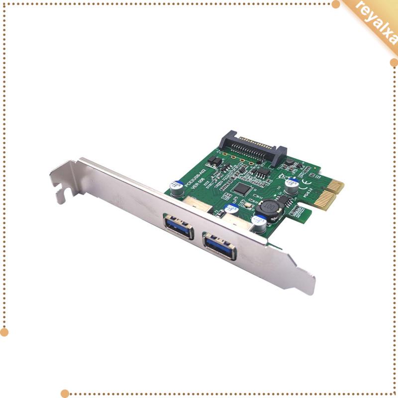 Card Mở Rộng 2 Cổng Pcie 1x Sang USB 3.2 Gen1 5Gbps Cho Máy Tính