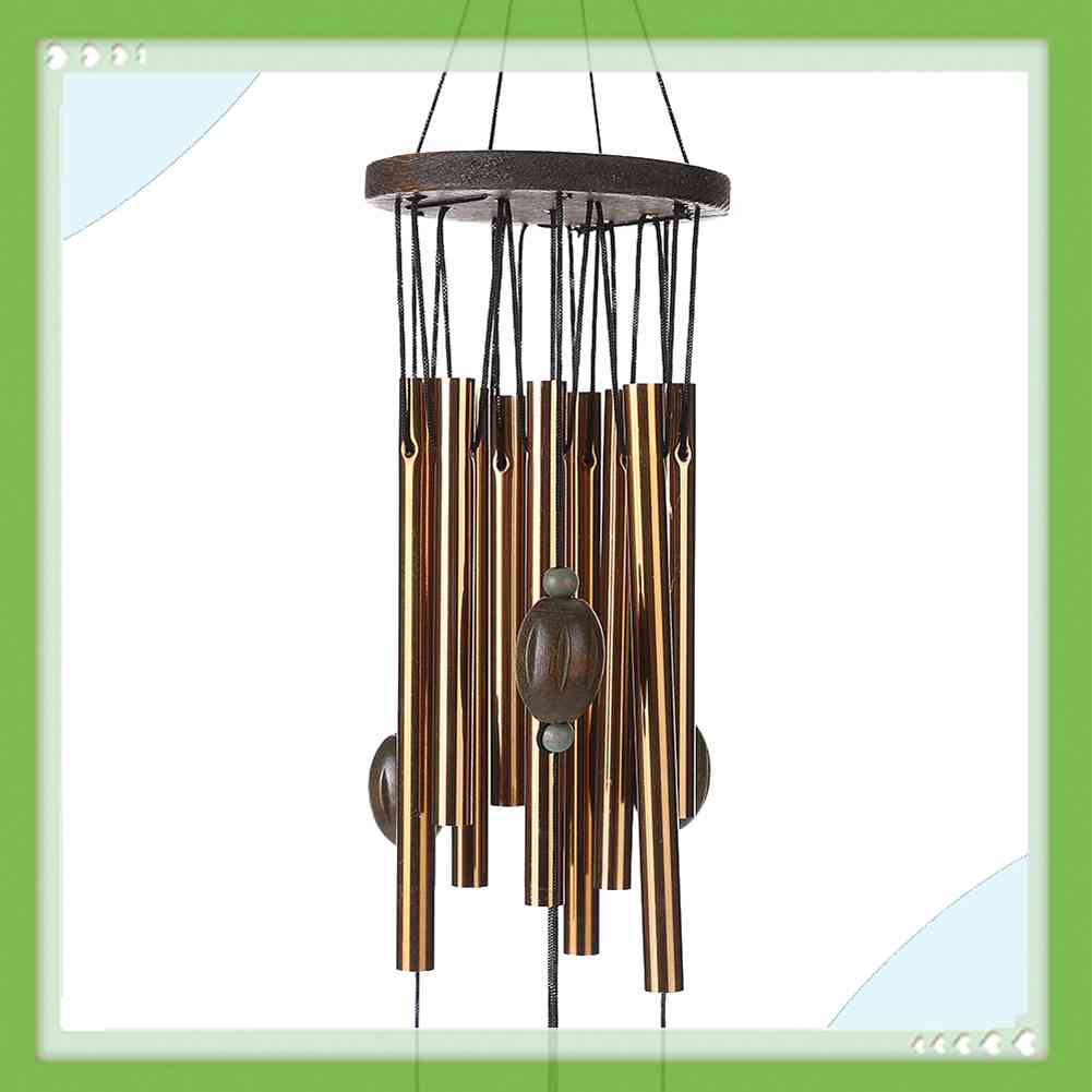 Chuông Gió 62cm 9 Ống Treo Sân Vườn Ngoài Trời
