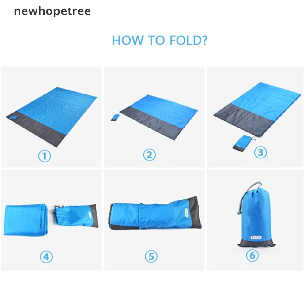 Thảm Dã Ngoại Không Thấm Nước 200x210cm Có Túi Tiện Dụng