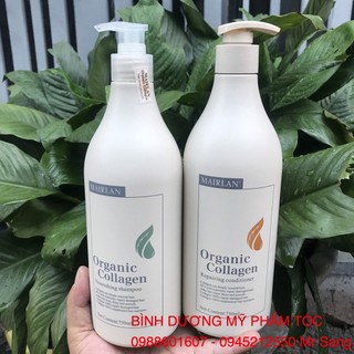 Dầu gội xả ngăn rụng chống xơ rối MAIRLAN ORGANIC COLLAGEN NOURSHING 750mlx2 (2026)