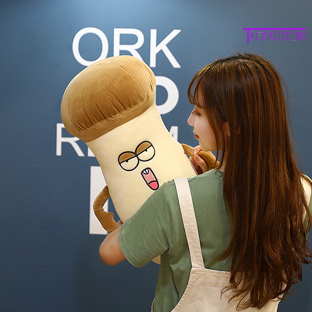 Đồ Chơi Thú Nhồi Bông Bằng Cotton PP Mềm Mại Hình Cây Nấm Thêu Mắt Dễ Thương Nhanh Khô Trang Trí Ký Túc Xá