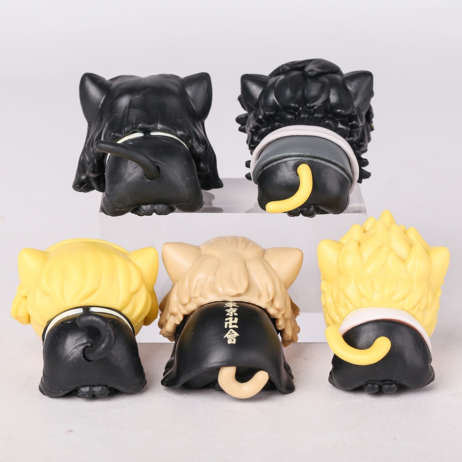Set 5 Mô Hình Nhân Vật Phim Hoạt Hình Tokyo Revengers Ohiruneko Takemichi Mikey Baji Chifuyu Kazutora