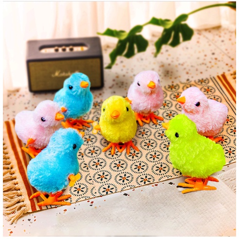 Gà con vặn cót biết chạy cho bé