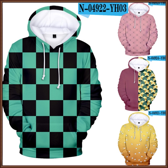 Áo Hoodie Tay Dài In Họa Tiết Hình Học 3D Phối Dây Rút Thời Trang Cho Nam Và Nữ