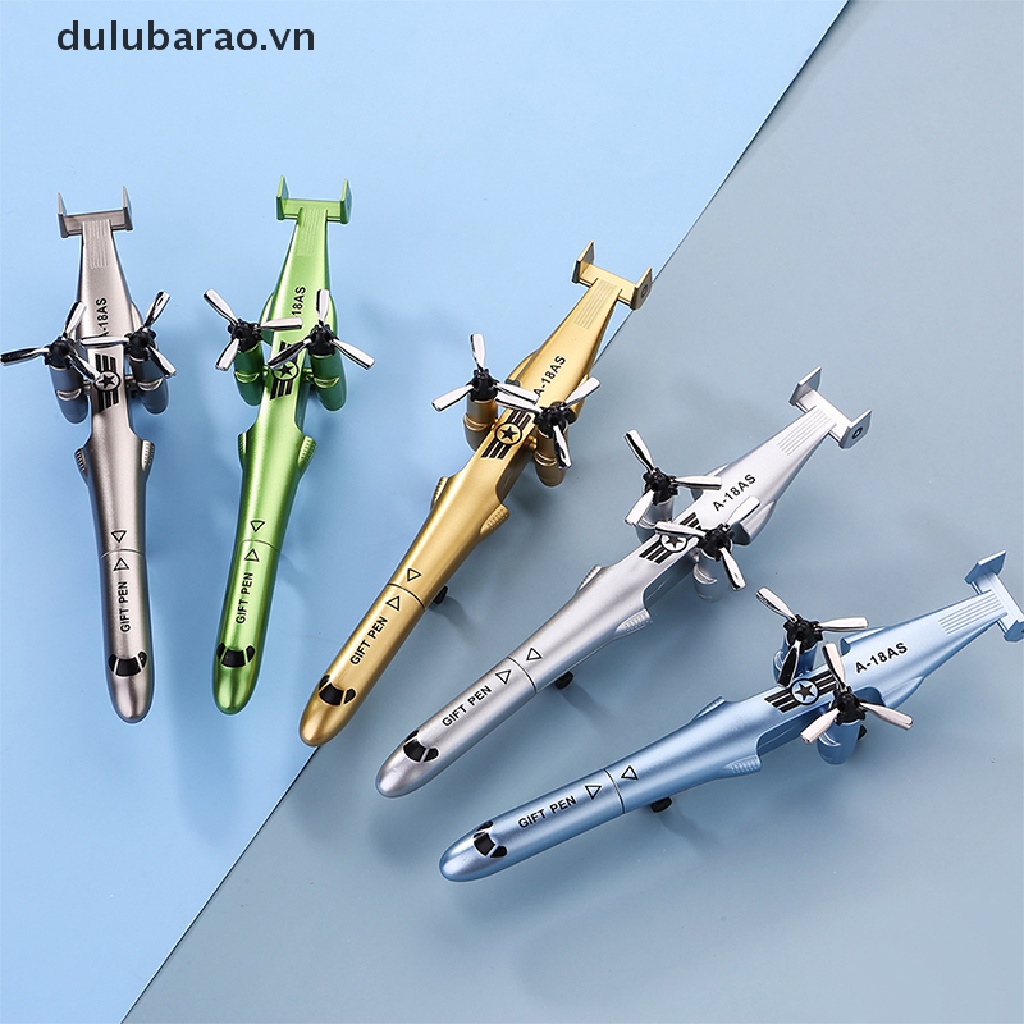 DUL 1pcs sáng tạo máy bay trực thăng Máy bay hình dạng gel bút 0.5mm mực đen chữ ký bút sinh viên văn phòng phẩm văn phòng phẩm cung cấp cậu bé Quà Tặng AO