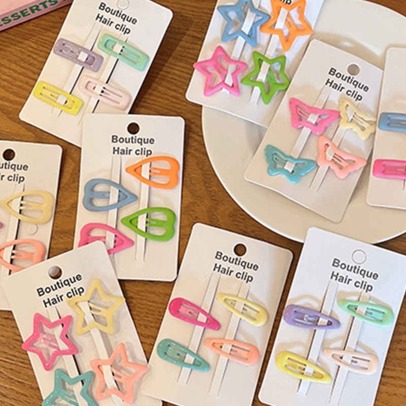 Kẹp Tóc Hình Trái Tim Dễ Thương Cho Bé Gái