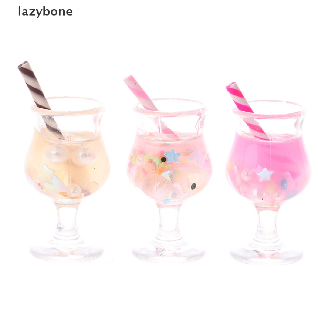 Bộ 2 Ly Nước Mini Dạ Quang Dùng Trang Trí Nhà Búp Bê