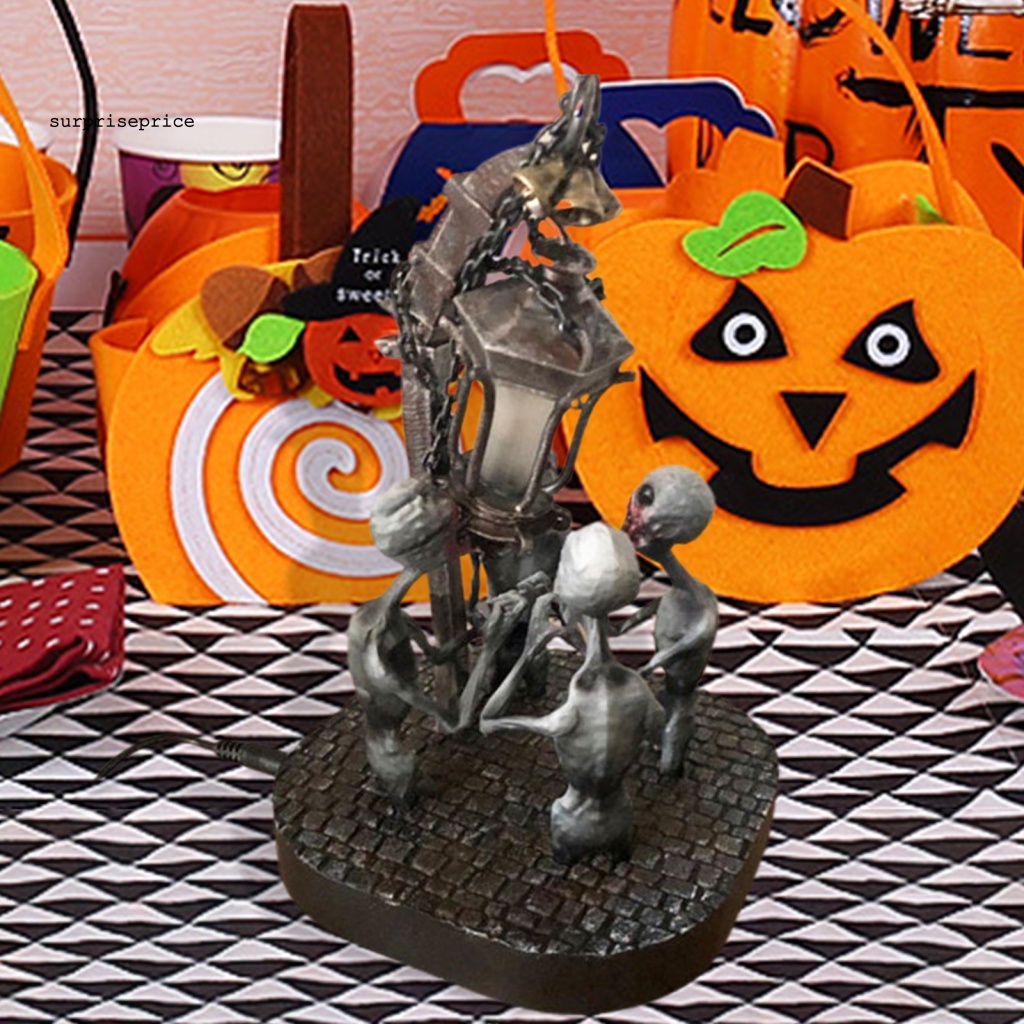 Đèn LED Để Bàn Hình Đầu Lâu Điêu Khắc Độc Đáo