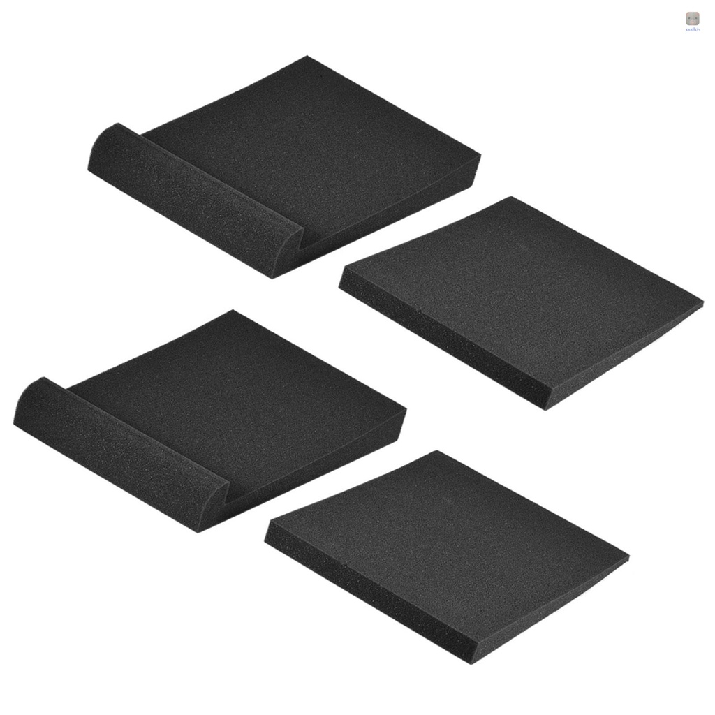 Set 2 Miếng Đệm Xốp Cách Âm Cho Loa Phòng Thu Khu Vực Có Thể Ăn Được 9.6 '' * 7,7 ''