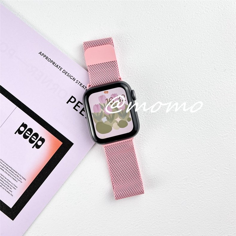 Dây Đeo Bằng Thép Không Gỉ 49mm 45mm 41mm 42mm 40mm 44mm Cho iWatch Ultra Serise 7