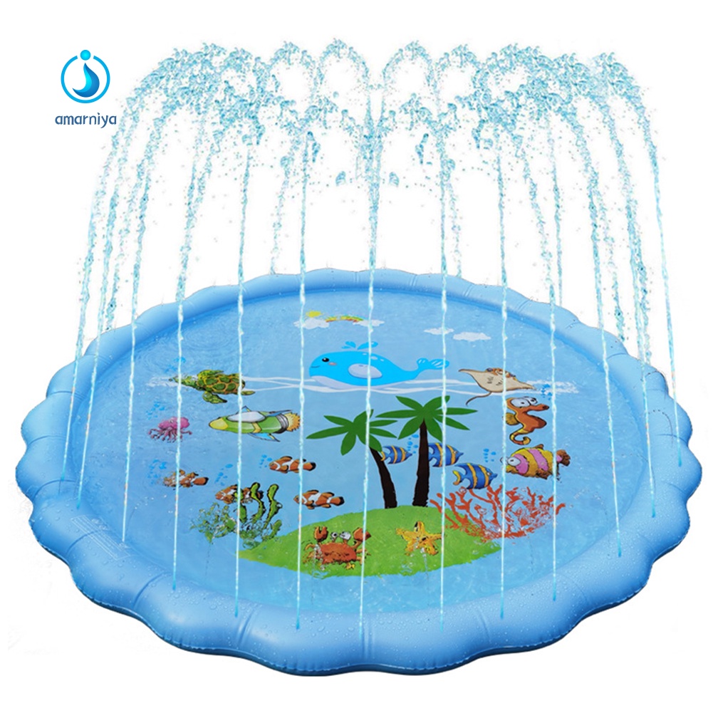 Thảm Nước Bơm Hơi Hình Động Vật Biển Cho Bé