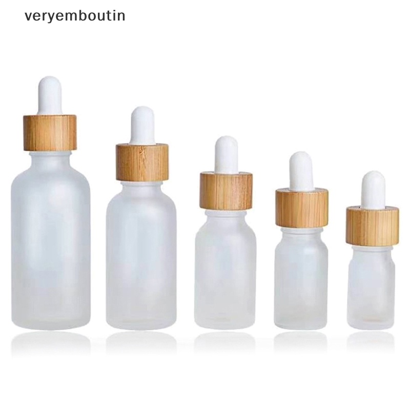 Bình Nhỏ Giọt Rỗng Bằng Thủy Tinh Rỗng Có Nắp Đậy Bằng Gỗ Dung Tích 5ml - 100ml n