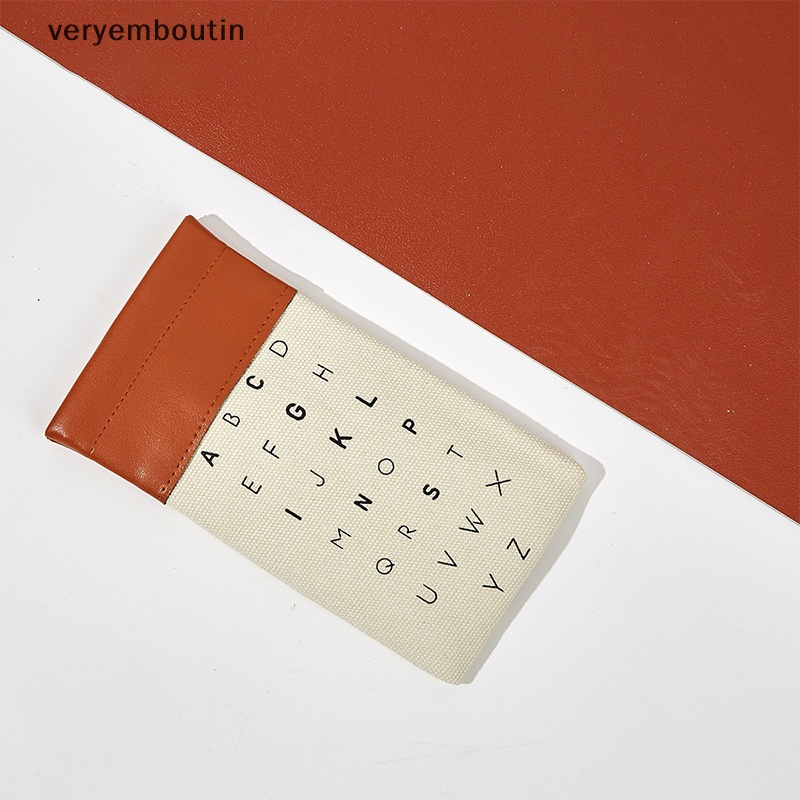 Túi Đựng Mắt Kính Cầm Tay Mềm Mại Dày Dặn in Họa Tiết Chữ Cái Thời Trang Cho Nam Và Nữ