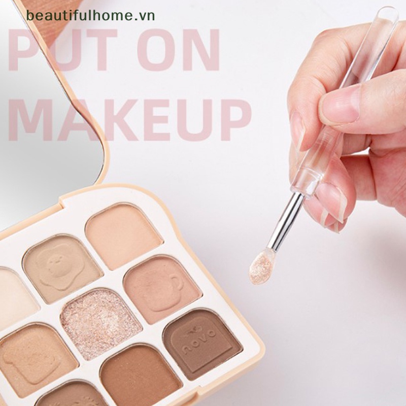 Cọ Tô Son Môi Bằng Silicone Kèm Nắp Đậy Chống Bụi