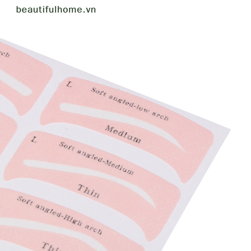 Bộ 24 Cặp Khuôn Hỗ Trợ Định Hình Lông Mày Tiện Dụng