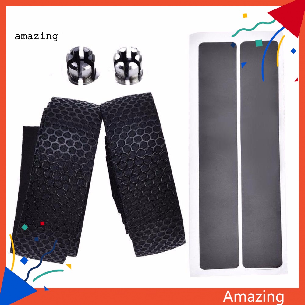 Dây Silicone Quấn Tay Lái Xe Đạp Kèm 2 Nút Chặn