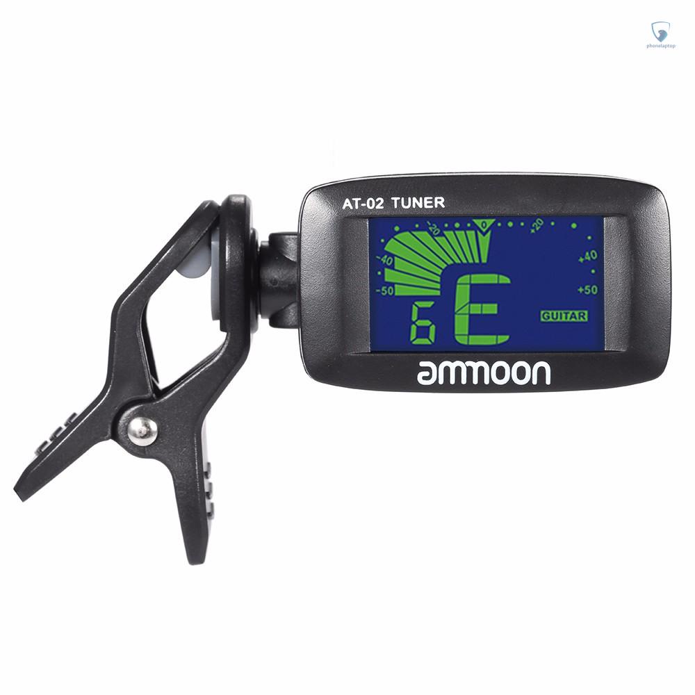 Kẹp Điều Chỉnh Điện Ba Màu ammoon AT-02 Cho Guitar Bass Ukulele