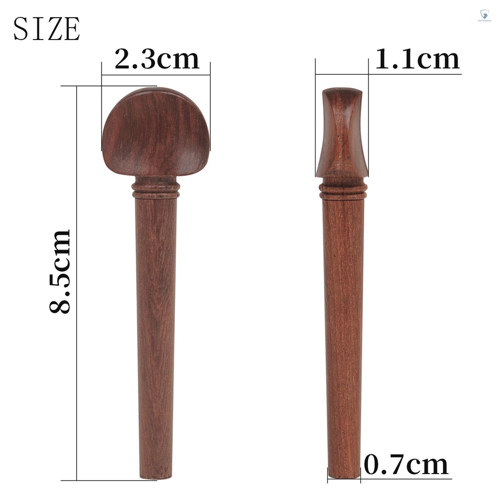 Set 12 Chốt Chốt Bằng Gỗ Gụ Oud