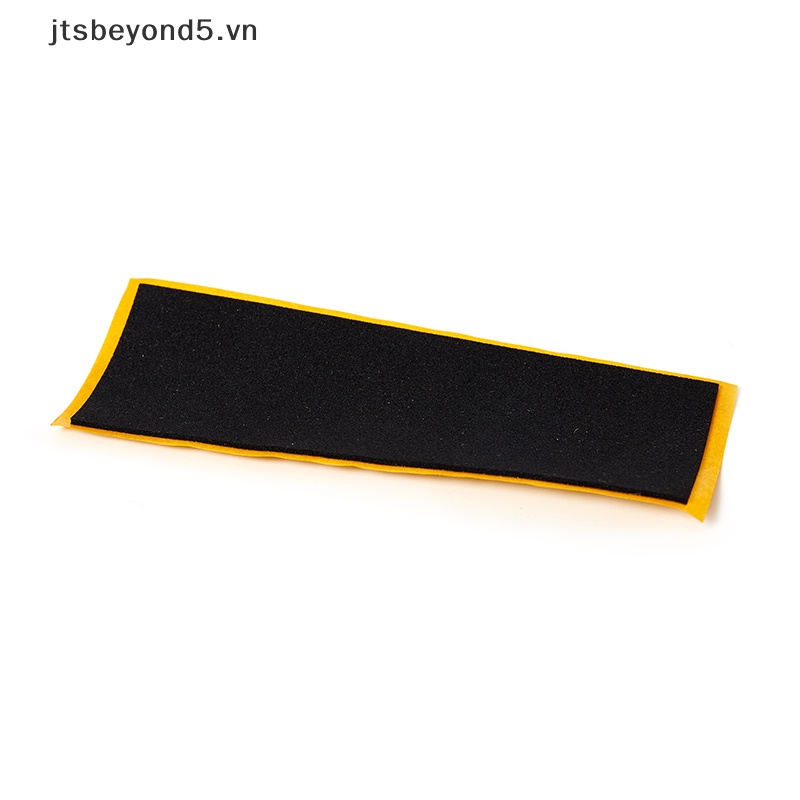 JY 10 cái gỗ Fingerboard boong Uncut Băng dán màu đen bọt Grip băng dán ..