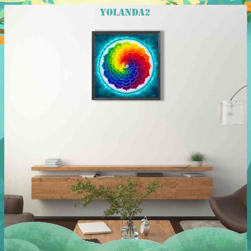 Bộ Tranh Đính Đá 5D DIY Hình Phi Tiêu Đầy Màu Sắc Để Trang Trí Nhà