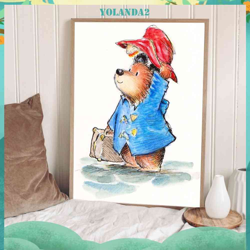 Bộ Tranh Đính Đá 5D Họa Tiết Bia Hoạt Hình Độc Đáo Diy Dùng Trang Trí Nhà Cửa