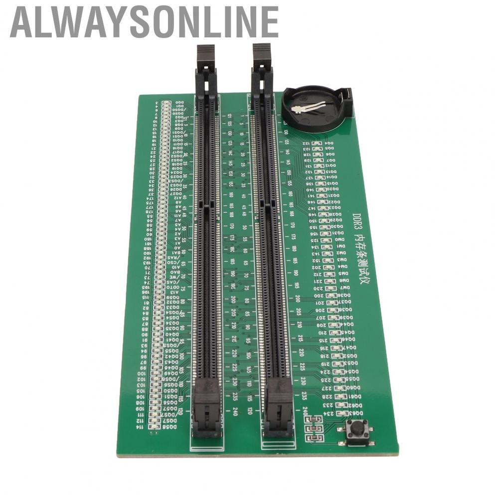 Alwaysonline DDR3 Memory Test Card  Tester Durable Sturdy PCB for Desktop