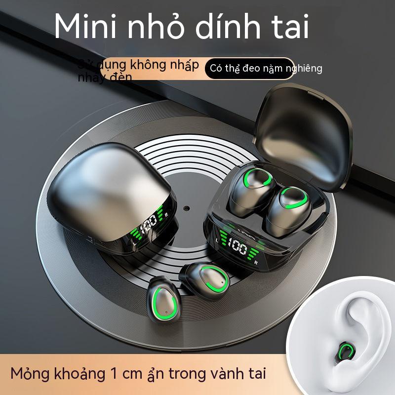 Tai nghe Bluetooth không dây 5.3tws Mini Pea không thấm nước cảm ứng vô hình mã thiết kế ksc-543 không đau tai