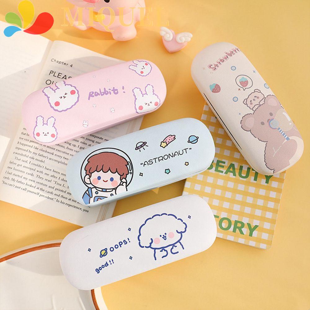 Hộp Đựng Mắt Kính Bằng Da PU Họa Tiết Hoạt Hình Dành Cho Nam Nữ Ốp