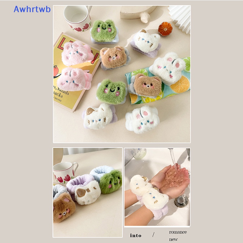 1 Cặp Băng Đeo Cổ Tay Thấm Hút Mồ Hôi Linh Hoạt Có Thể Tái Sử Dụng Cho Rửa Mặt Mới