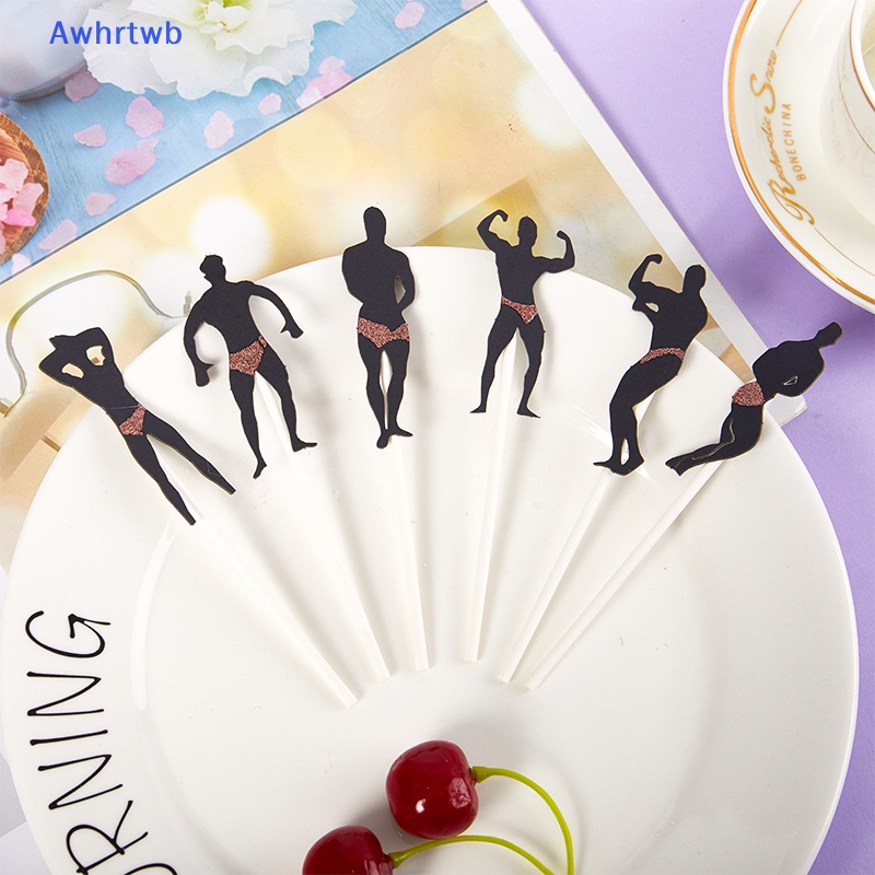 Set 6 Que Cắm Trang Trí Bánh Kem Xinh Xắn Mới