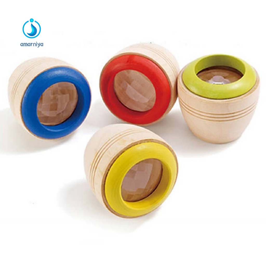 Kính Vạn Hoa Bằng Gỗ Hình Mắt Ong Giáo Dục Sớm Cho Bé