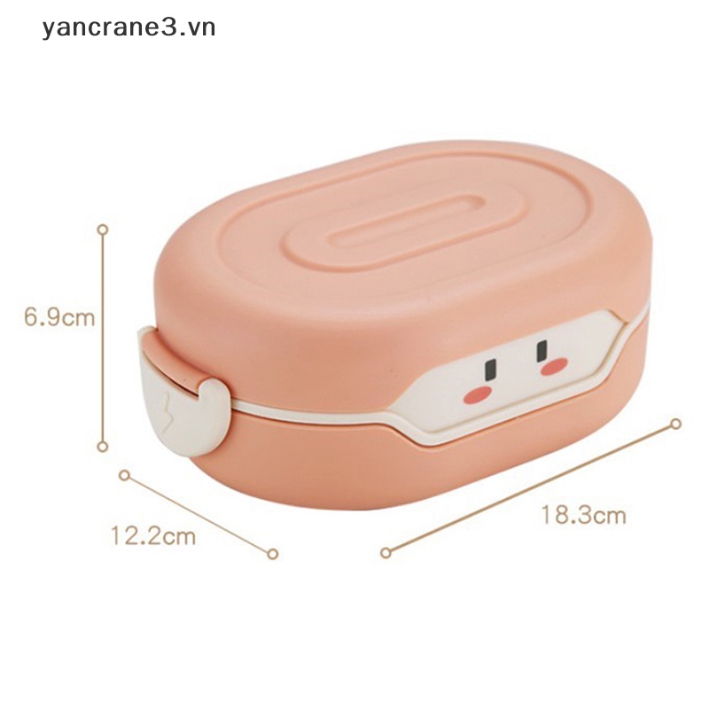 Hộp Đựng Cơm Trưa 780ml In Họa Tiết Hoạt Hình Nhiều Màu Sắc Cho Bé yancrane3.vn