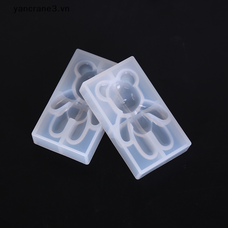 Khuôn Silicon Làm Trang Sức Resin UV Hình Gấu DIY yancrane3.vn} 3