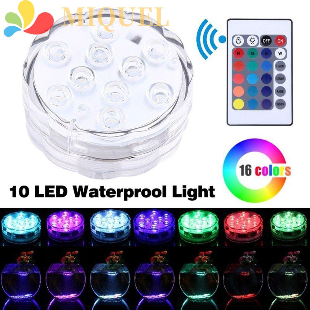 Đèn RGB Chống Thấm Nước Nhiều Màu Sắc Sử Dụng Pin Dùng Trang Trí Bể Cá