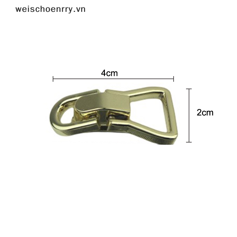 Khóa Kẹp Kim Loại Dùng Treo Túi Xách Da DIY