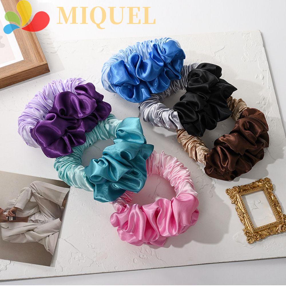 Dây Buộc Tóc Co Giãn Họa Tiết Hoa Dễ Thương Phong Cách Hàn Quốc Cho Nữ