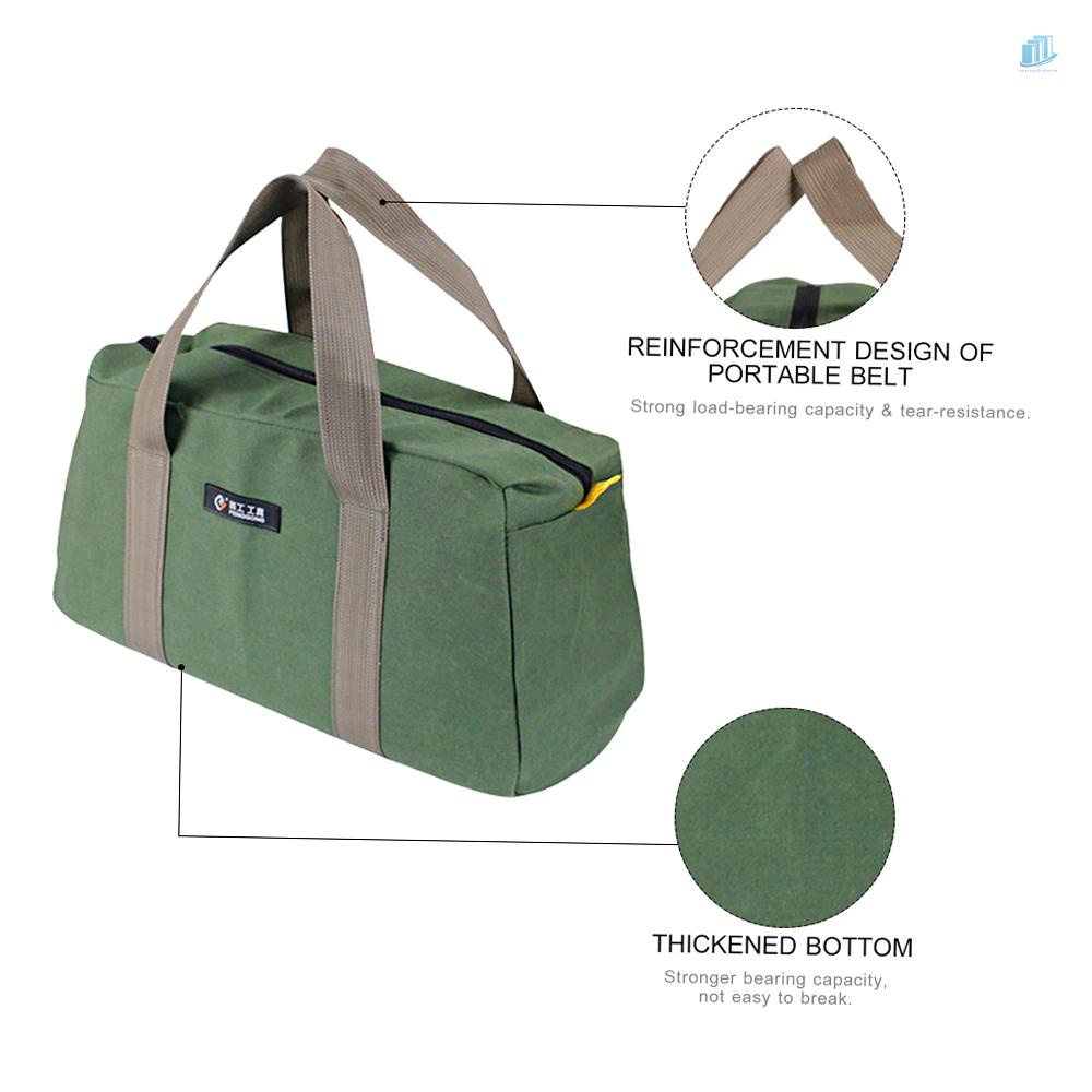 Túi Đựng Dụng Cụ Sửa Chữa Đồng Hồ Thông Minh Chất Liệu Canvas Dày Dặn Chống Mài Mòn Kích Thước Lớn 18-inch