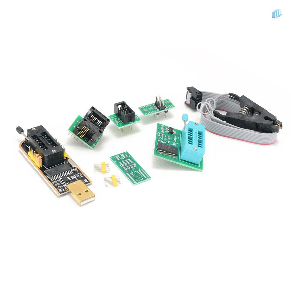 Bộ Lập Trình USB smartwatchinone Có Kẹp SOP8 EEPROM BIOS Flasher SPI Flasher SPI Flash Với Bộ Lập Trình 1.8V Và 150 Phút SOP8 Ổ Cắm 24 / 25 Series